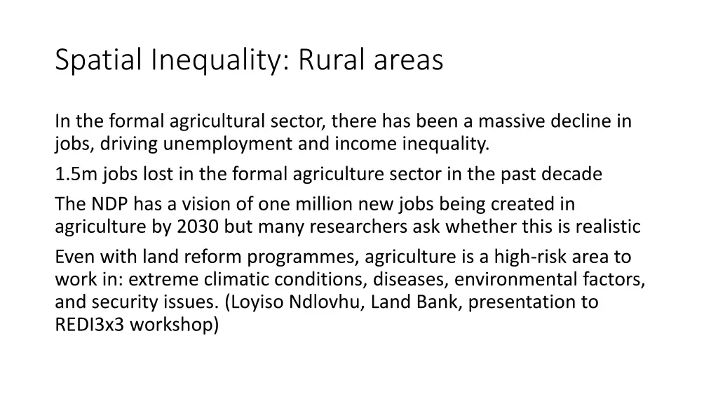 spatial inequality rural areas 1