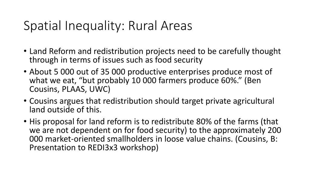 spatial inequality rural areas 2