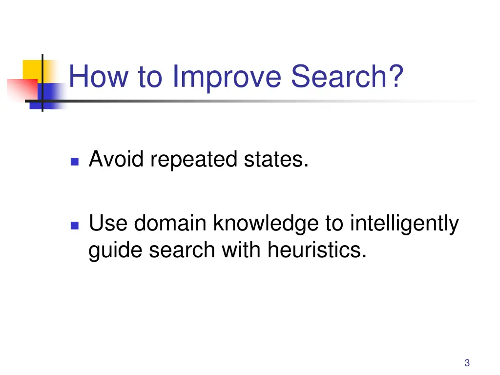 how to improve search