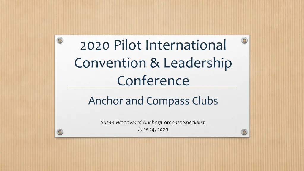 2020 pilot international convention leadership