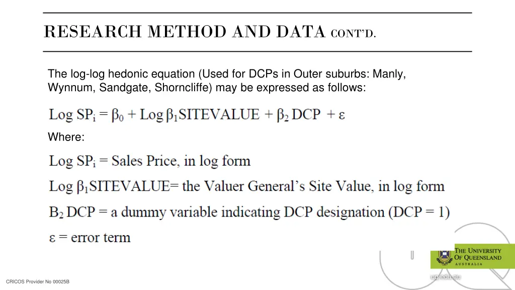 research method and data cont d 2