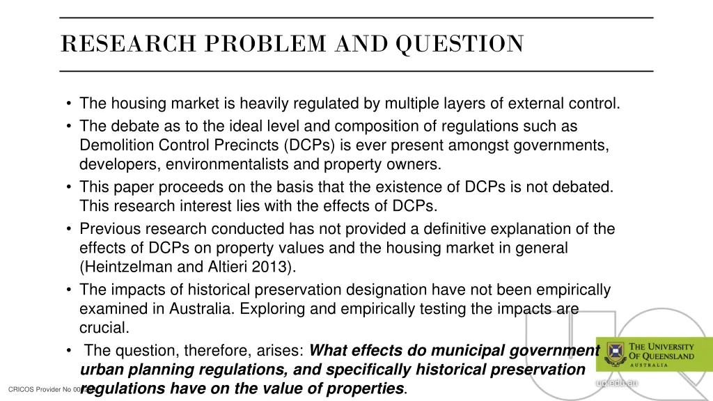 research problem and question