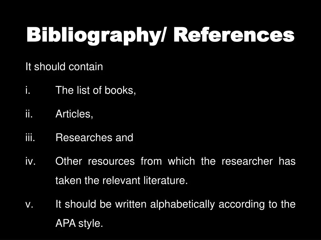 bibliography references bibliography references
