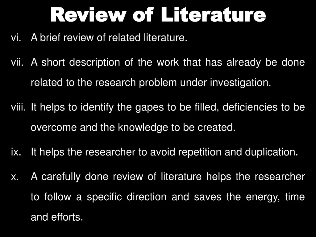 review of literature review of literature 1