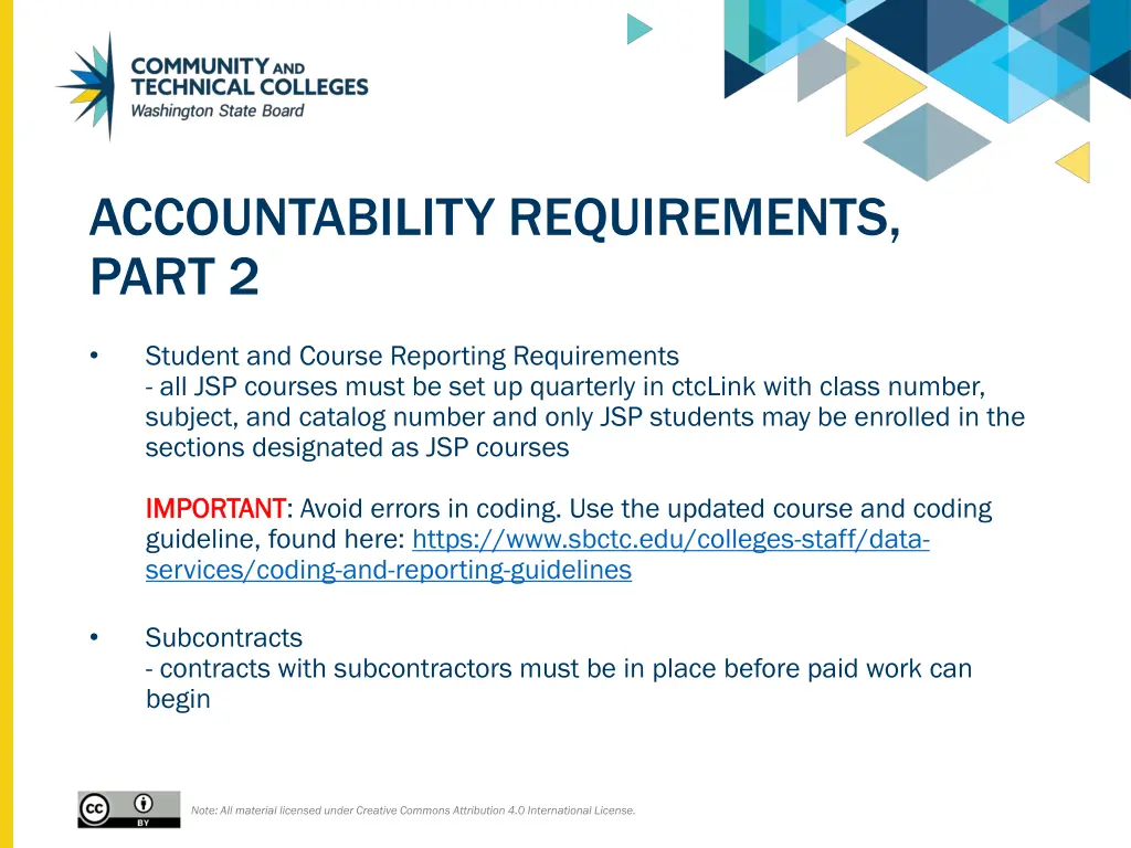 accountability requirements part 2