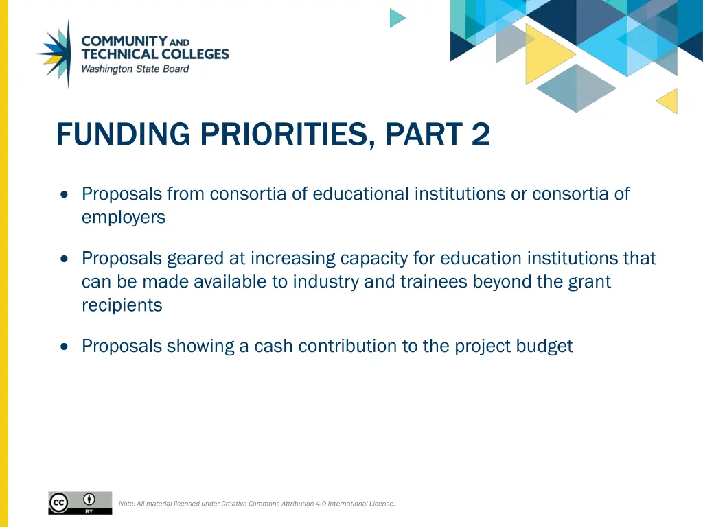 funding priorities part 2