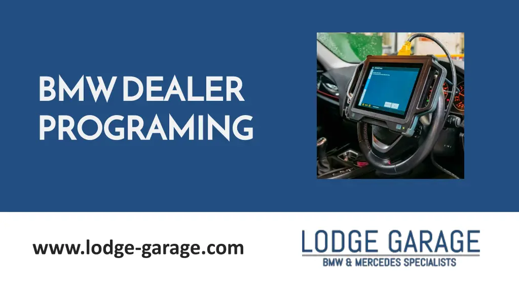 bmw dealer programing