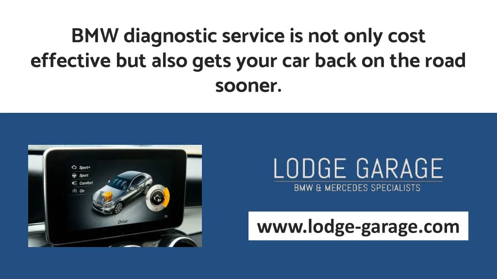bmw diagnostic service is not only cost effective