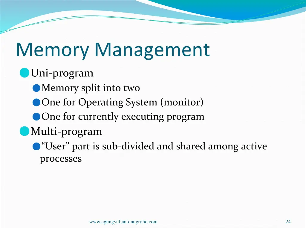 memory management