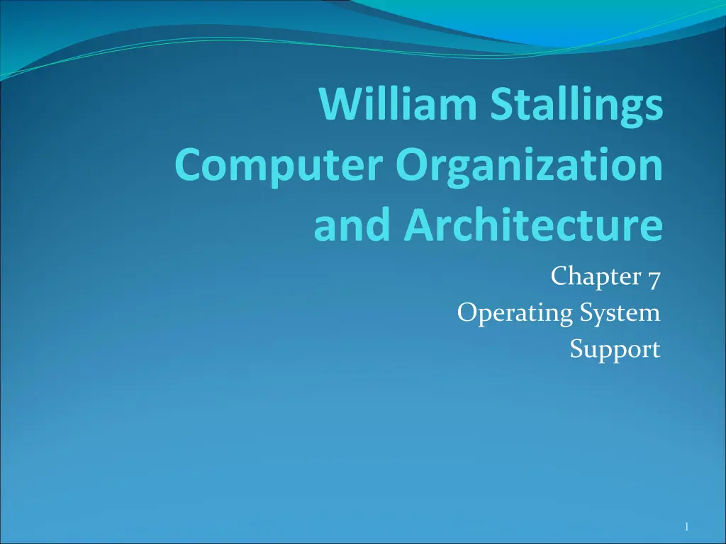william stallings computer organization
