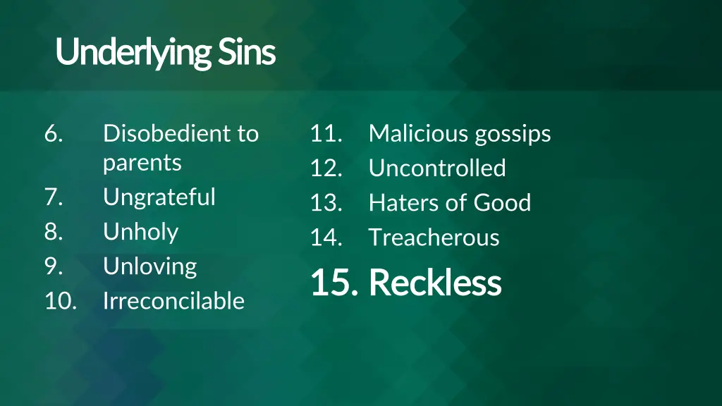 underlying sins underlying sins 9