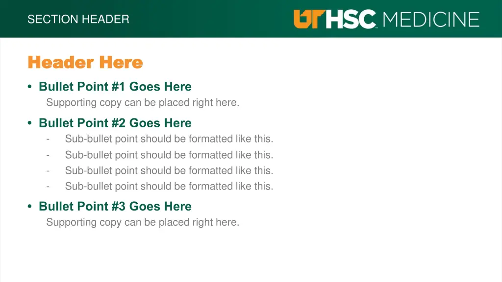 section header 1