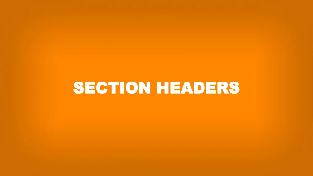 section headers section headers 2