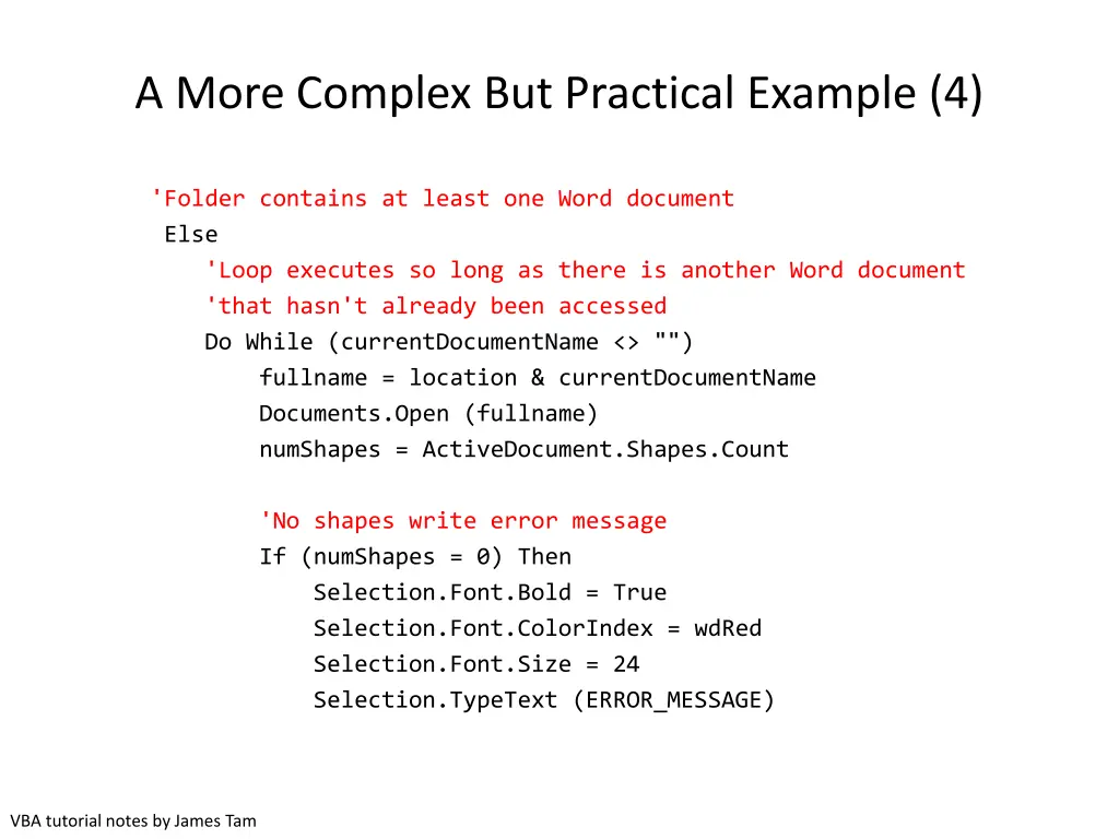 a more complex but practical example 4