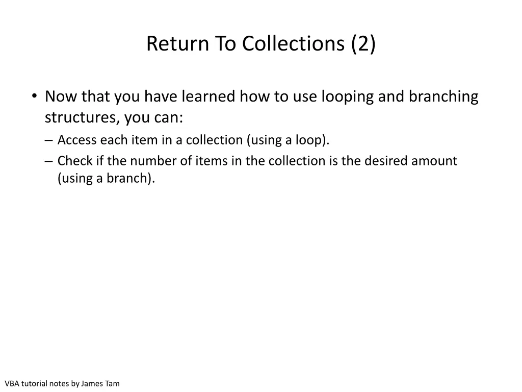 return to collections 2