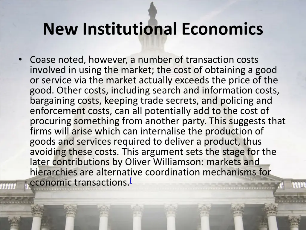 new institutional economics 1