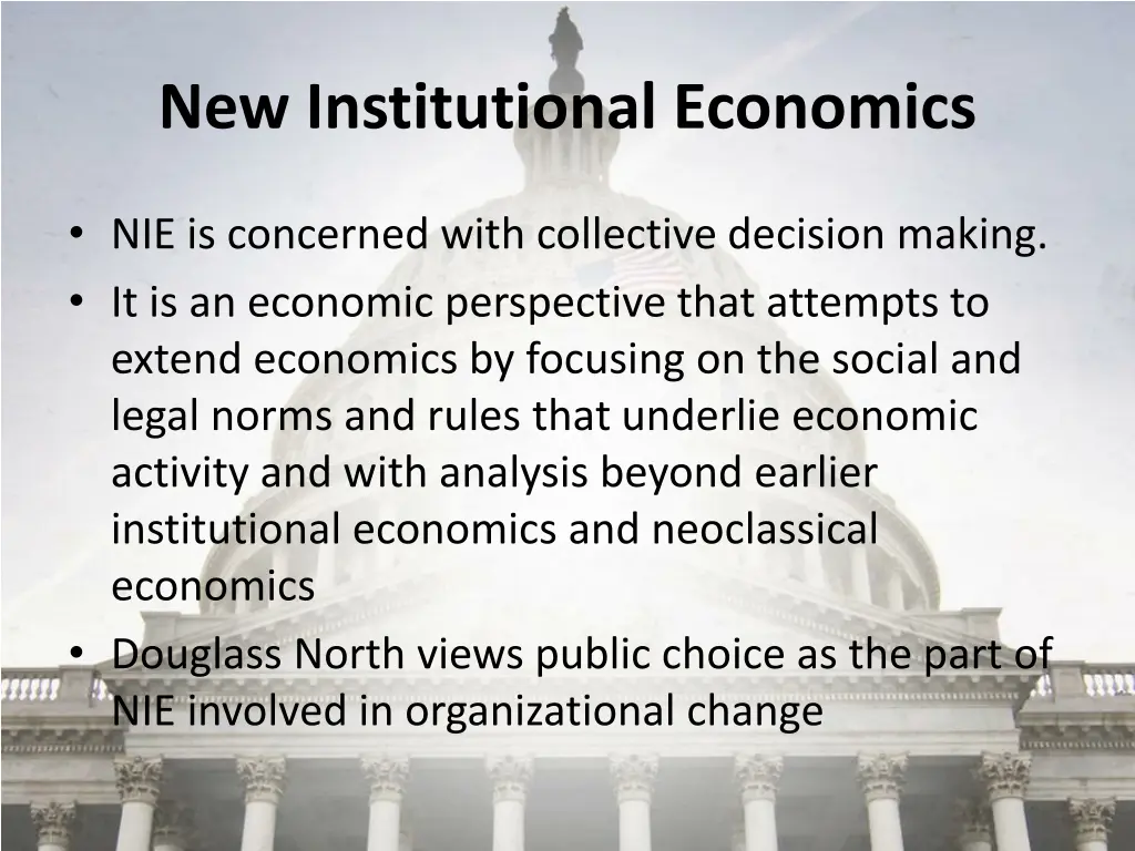 new institutional economics 3