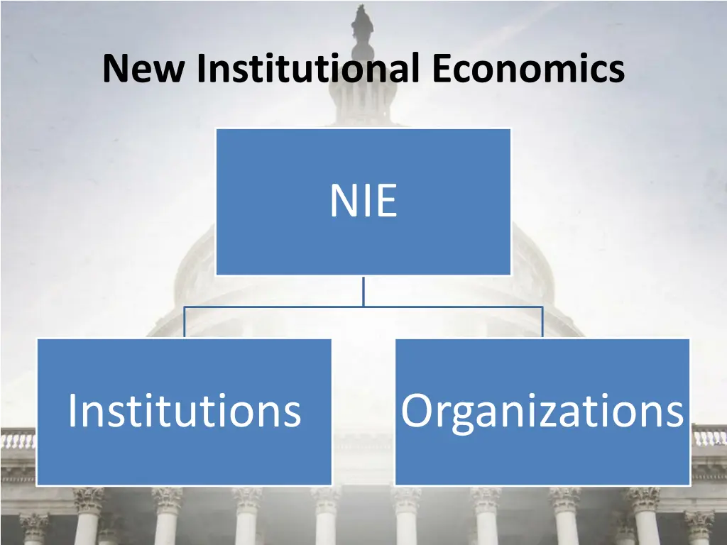 new institutional economics 5