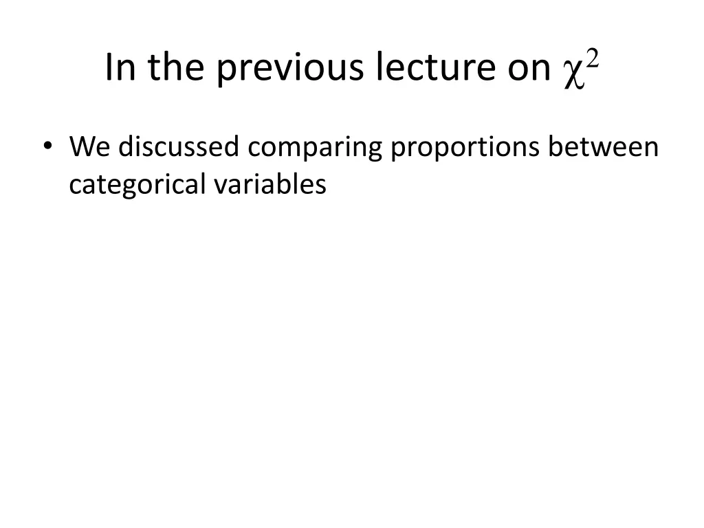 in the previous lecture on