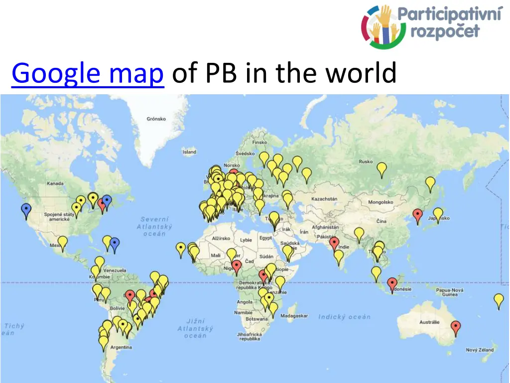 google map of pb in the world