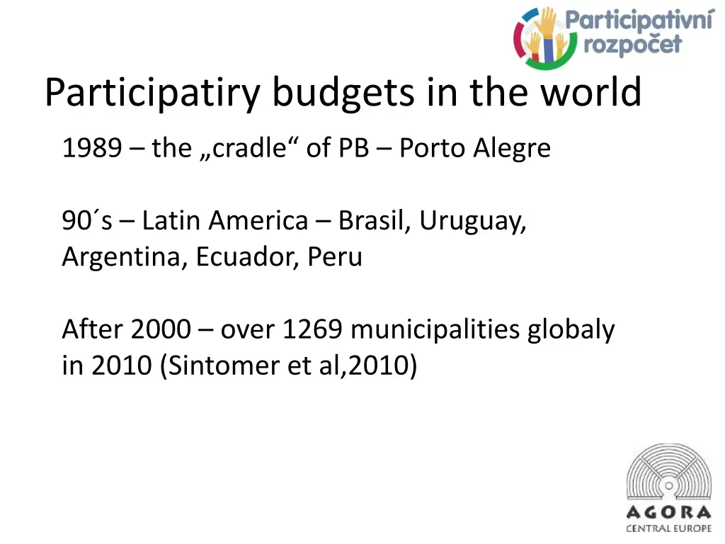 participatiry budgets in the world