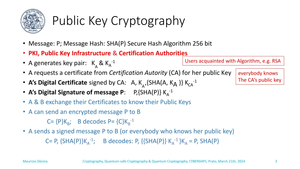 public key cryptography