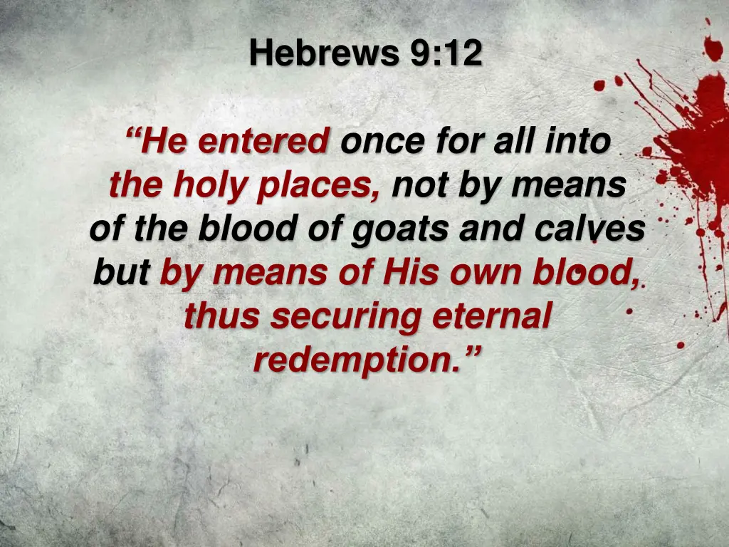 hebrews 9 12