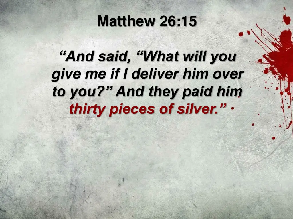matthew 26 15