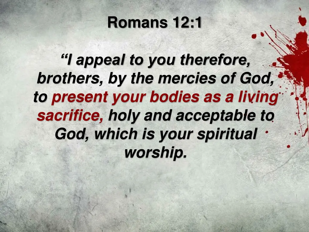romans 12 1