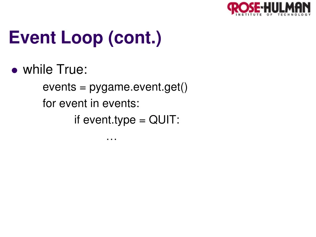 event loop cont