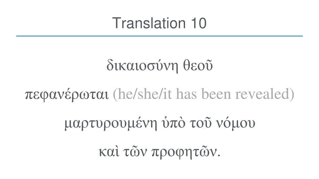 translation 10