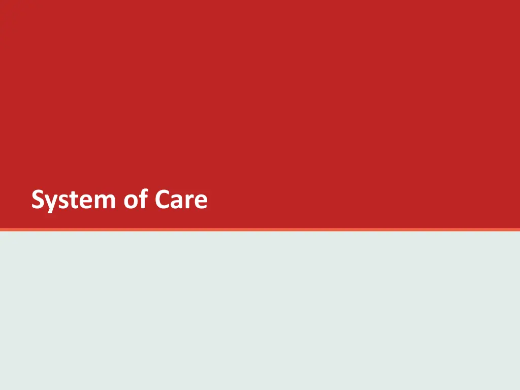system of care
