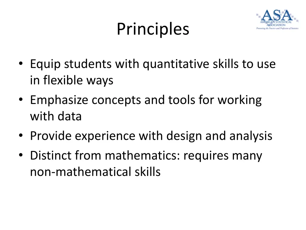principles