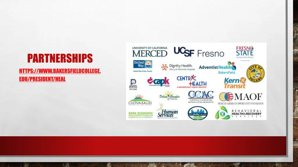 partnerships https www bakersfieldcollege