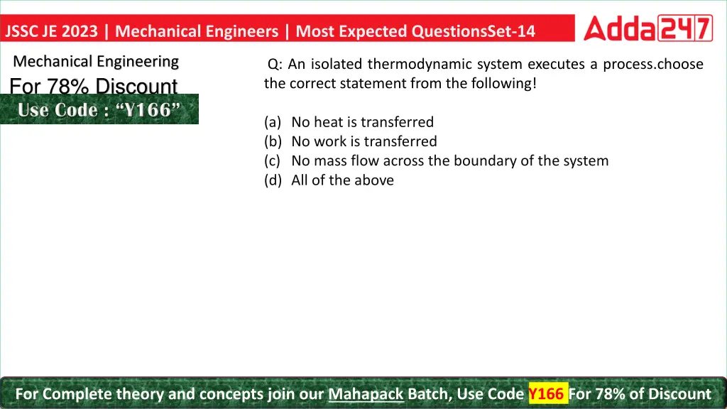 jssc je 2023 mechanical engineers most expected 19
