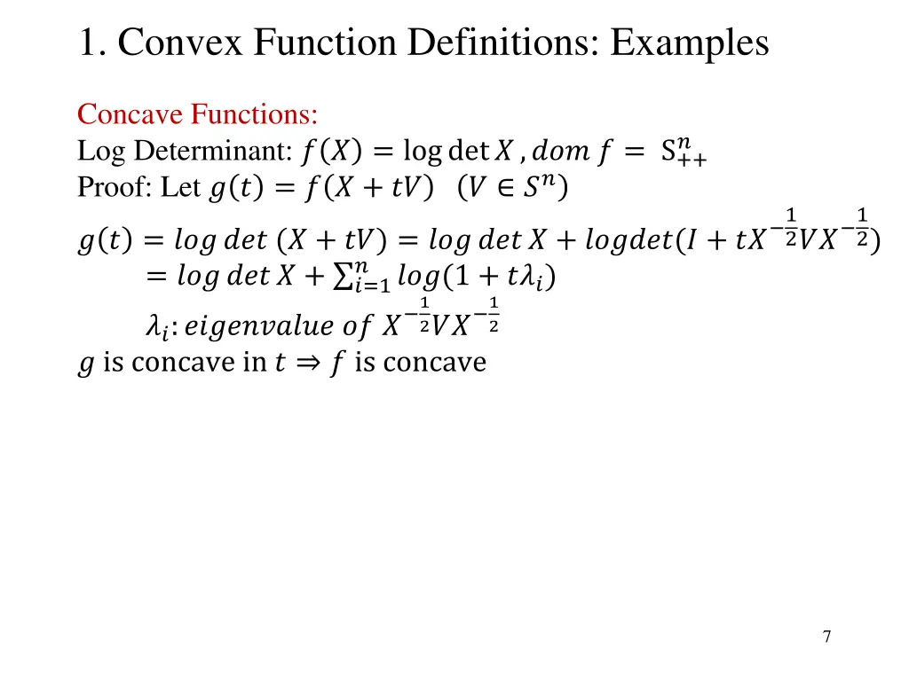 1 convex function definitions examples 2
