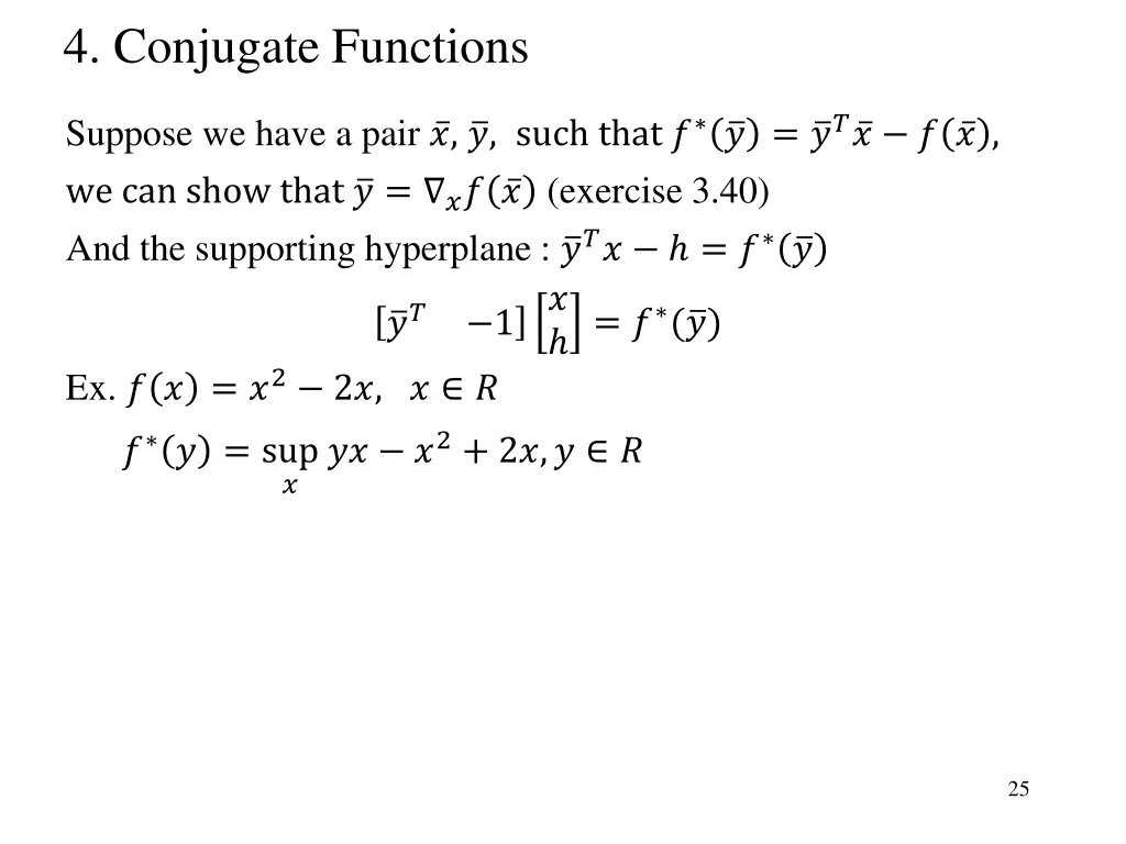 4 conjugate functions 2