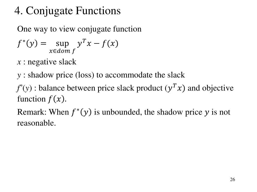 4 conjugate functions 3