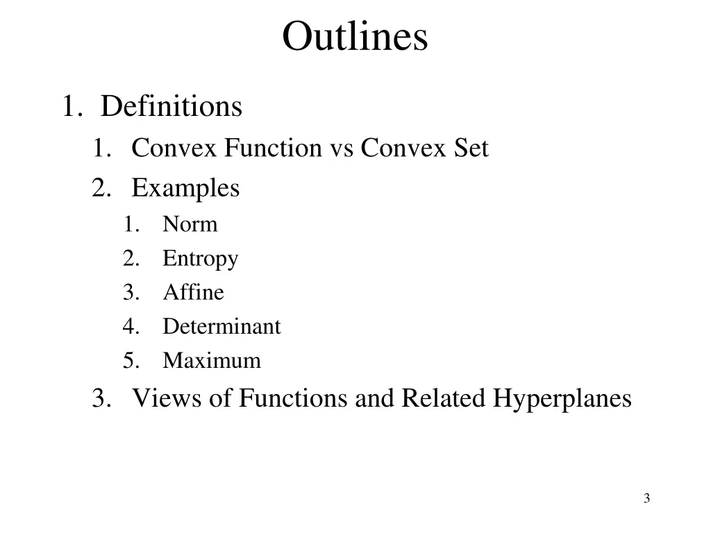 outlines 1