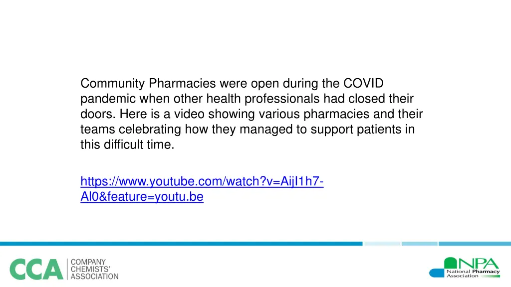 community pharmacies were open during the covid