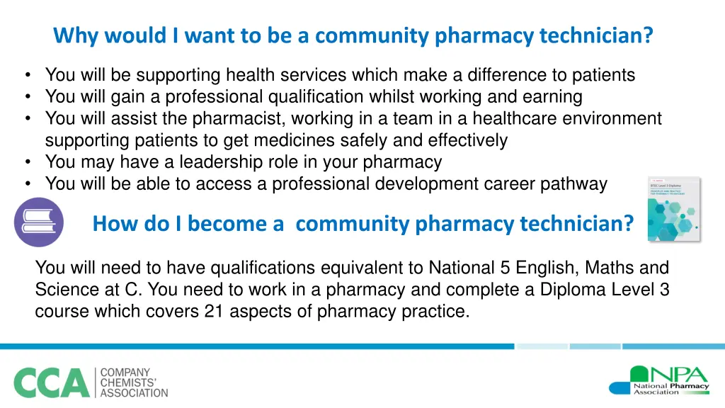 why would i want to be a community pharmacy