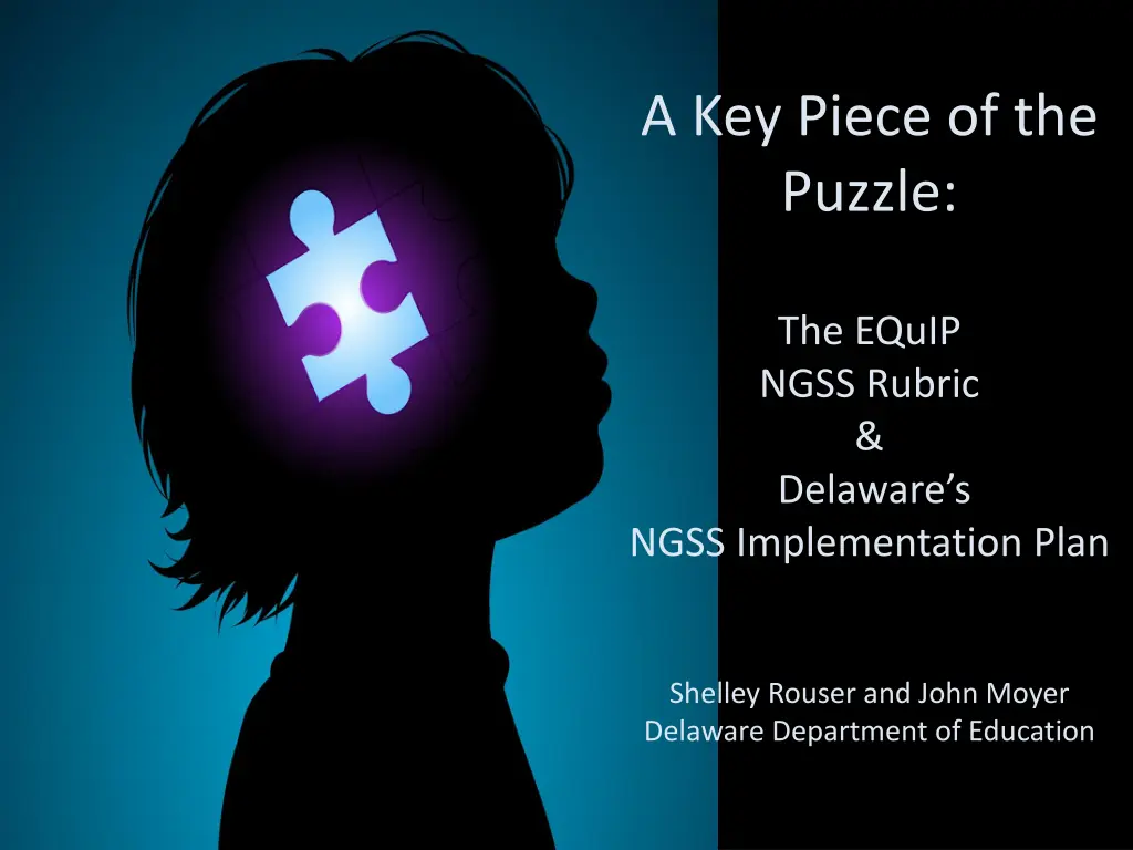 a key piece of the puzzle