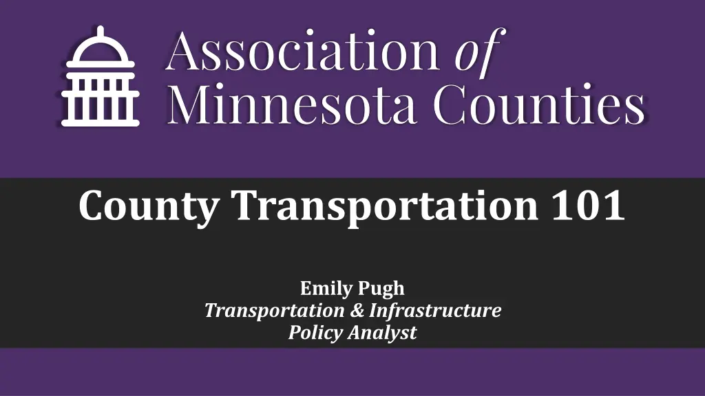county transportation 101