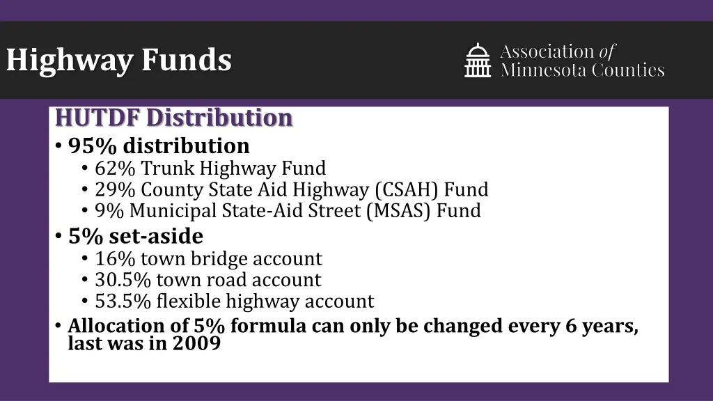 highway funds 1