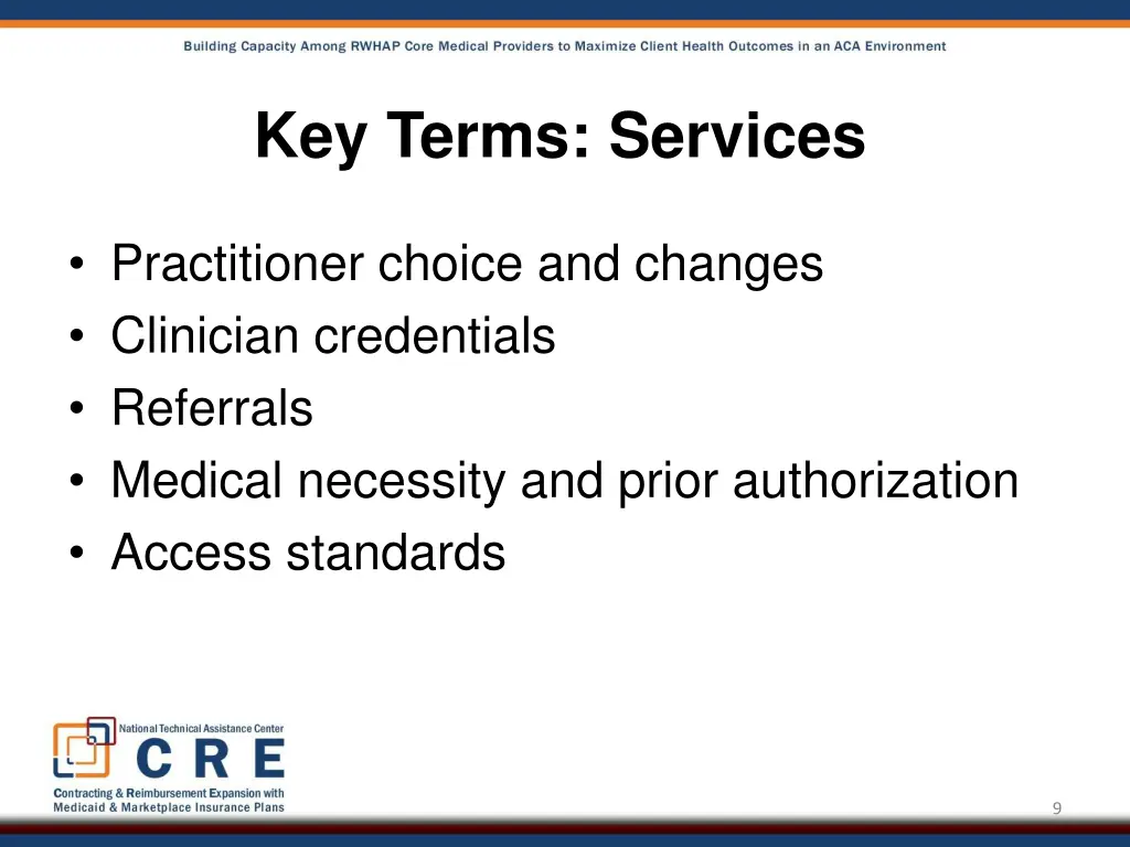 key terms services 1