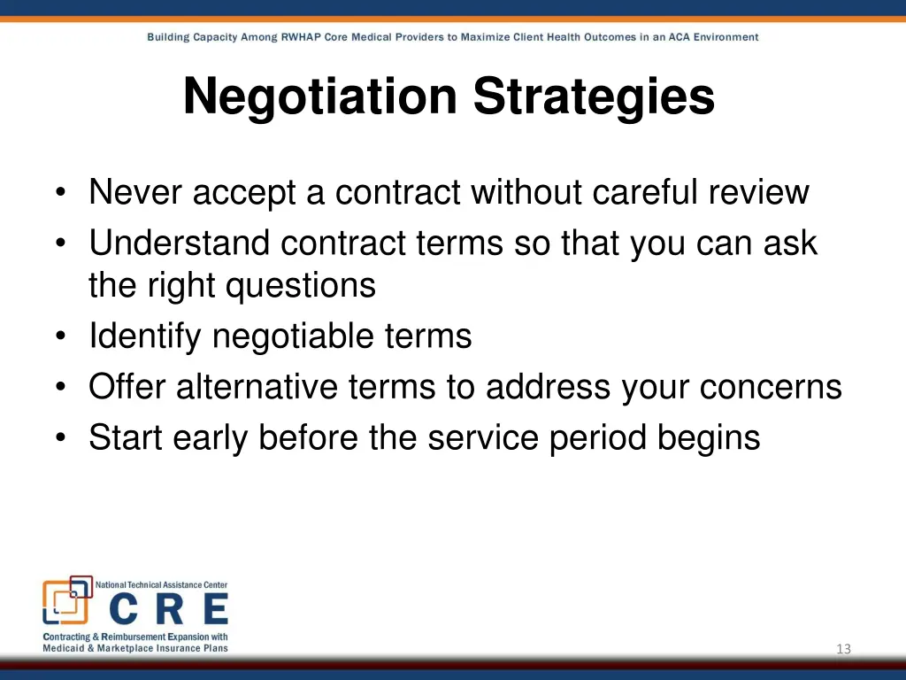 negotiation strategies