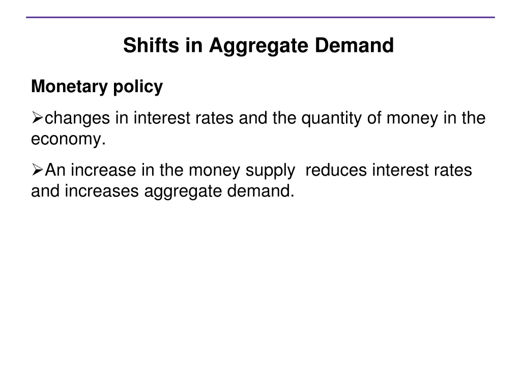 shifts in aggregate demand 2