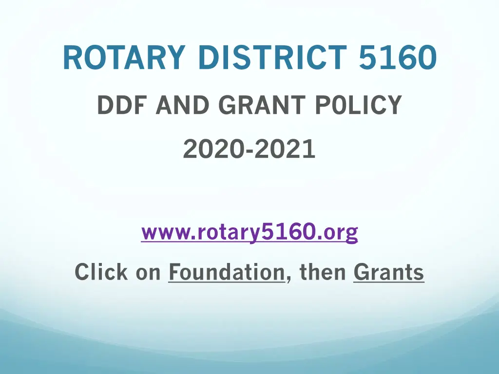 rotary district 5160