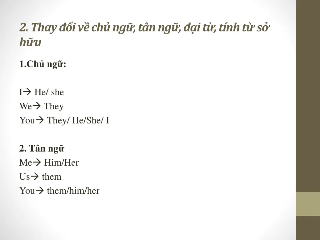 2 thay iv ch ng t n ng it t nh t s h u