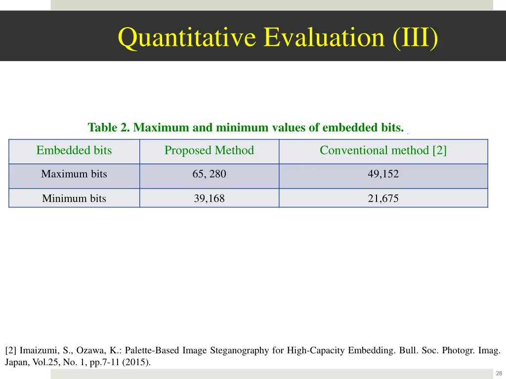 quantitative evaluation iii